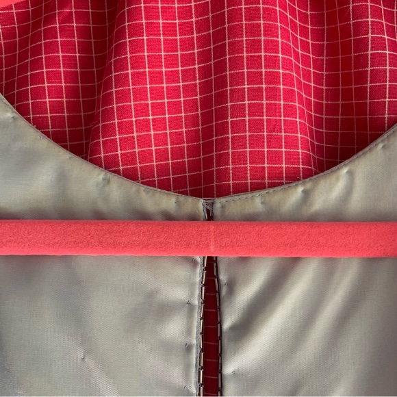 90s Montage by Mon Cheri Formal Evening Beaded Maxi Dress Size US10 in Icy Blue - Picture 10 of 12